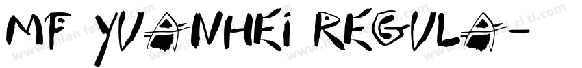 mf yuanhei regula字体转换